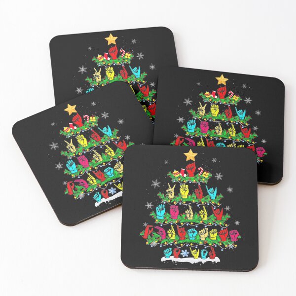 Item preview, Funny ASL Christmas Tree Sign Language Xmas Gift designed and sold by ChristSchroeder.
