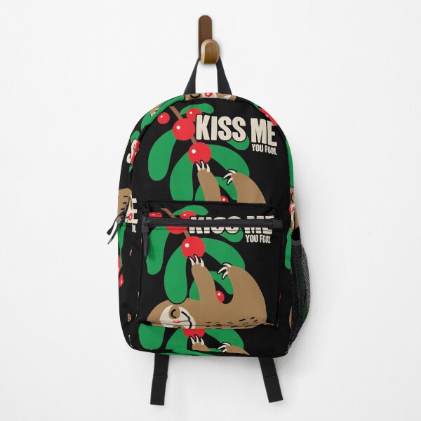 Item preview, Sloth Mistletoe | Kiss Me You Fool Funny Christmas Meme designed and sold by GravitiTees.