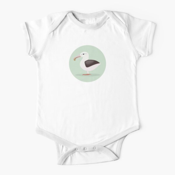 Wandering Albatross Short Sleeve Baby One-Piece