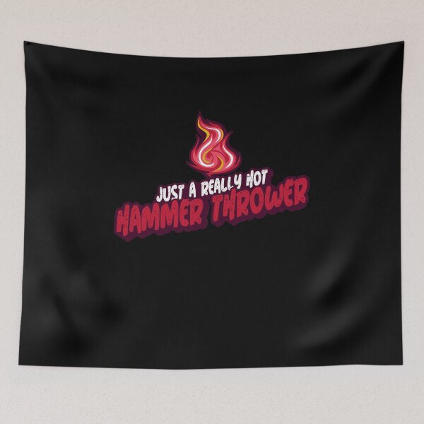 Item preview, Just A Really Hot Hammer Thrower designed and sold by PunyPun.