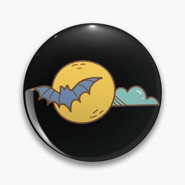 Item preview, Halloween Moon Bat designed and sold by Gemmazzurra.