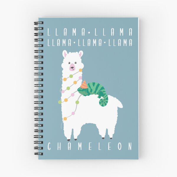 Item preview, Llama Llama Llama Llama Llama Chameleon designed and sold by Tilly Scribbles.
