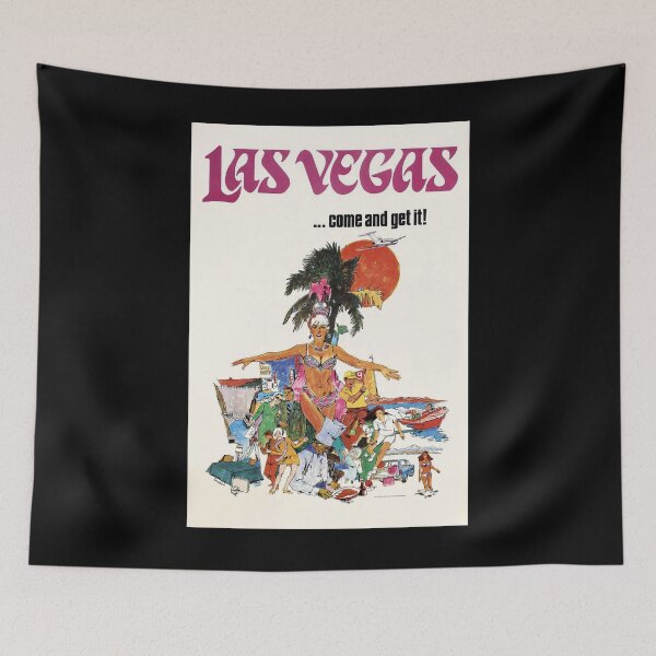 Item preview, Las Vegas retro poster designed and sold by stickart-marek.