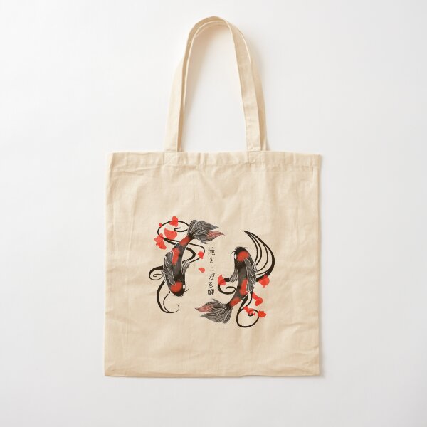 Carpes Koï (Dark version) nageant dans l'eau Tote bag classique