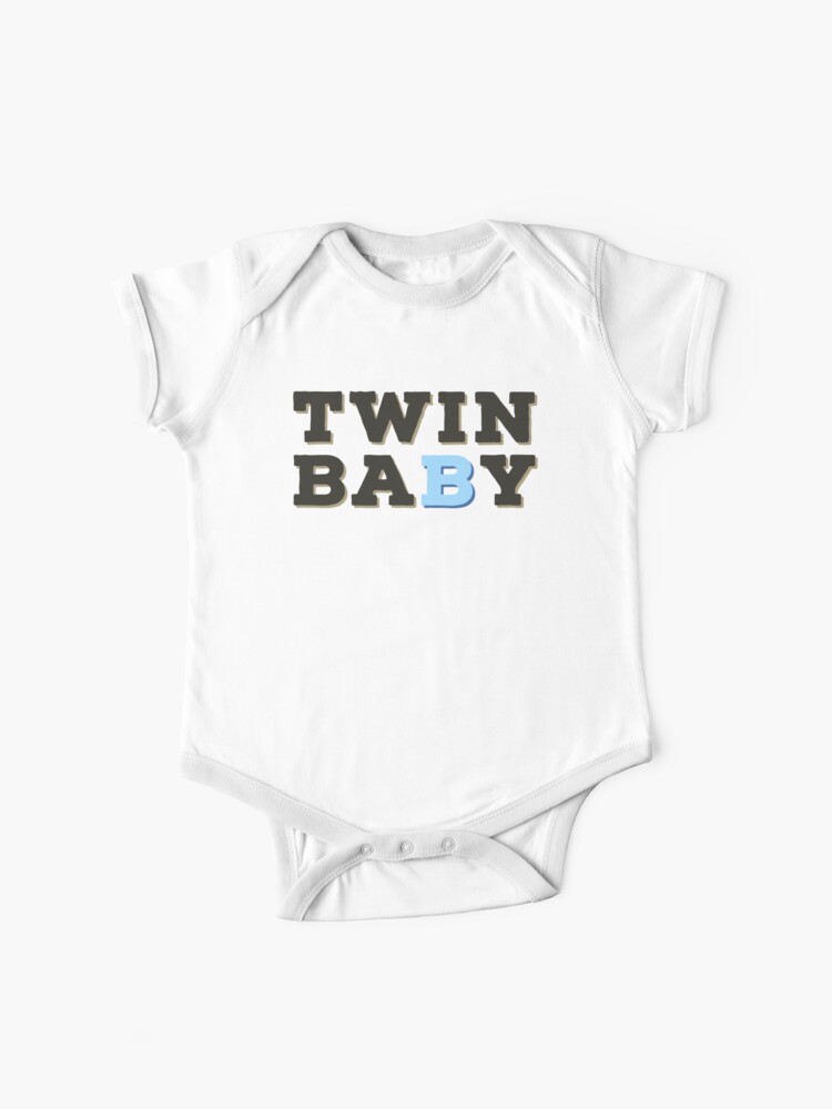 Body Bebe Chemise Bebe Jumeau Twin Baby B Par Hoobastar Redbubble