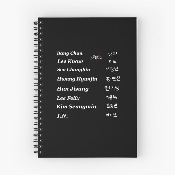 Item preview,  Sticker pack - Stray Kids member ot8 names  designed and sold by Amy Hearts.