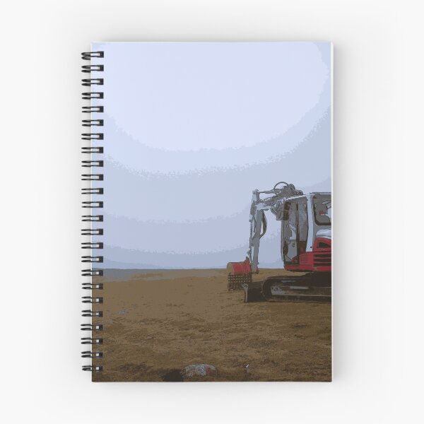 Item preview, Excavator in the fog designed and sold by Jasardpu.
