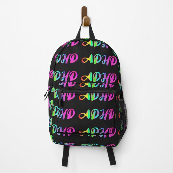 Item preview, ADHD Rainbow Paint Text  designed and sold by DesignsofNote.