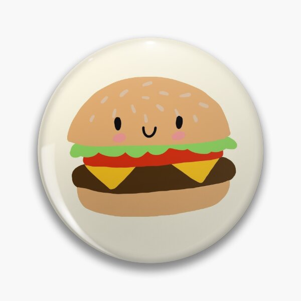 Item preview, Cute Hamburger Illustration designed and sold by ravenmandyshop.