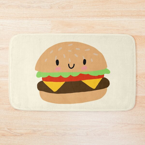 Item preview, Cute Hamburger Illustration designed and sold by ravenmandyshop.