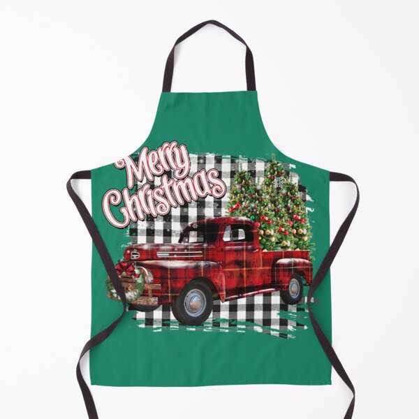 Item preview, R e d Tr uc k wi th Chr ist ma s T re e Vi nta ge Gi fts Me rry C h ris tm as designed and sold by holla3410.