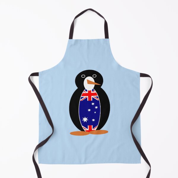 Item preview, Australian Flag on Ms. Penguin designed and sold by AuntieShoe.