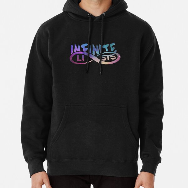 Kids _amp_ youth Infinite Lists Logo Hoodie, Infinite Lists Hooded Sweatshirt, Kids Infinite Lists Galaxy logo Pullover Hoodie