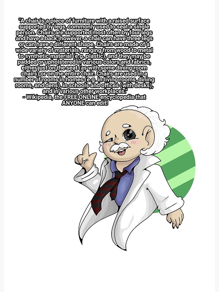 Look Gordon! A chair! Art Board Print