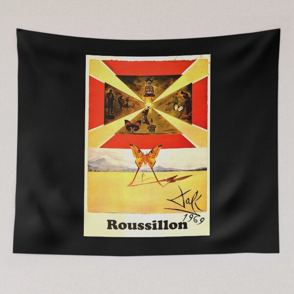 Item preview, Roussilon retro poster designed and sold by stickart-marek.