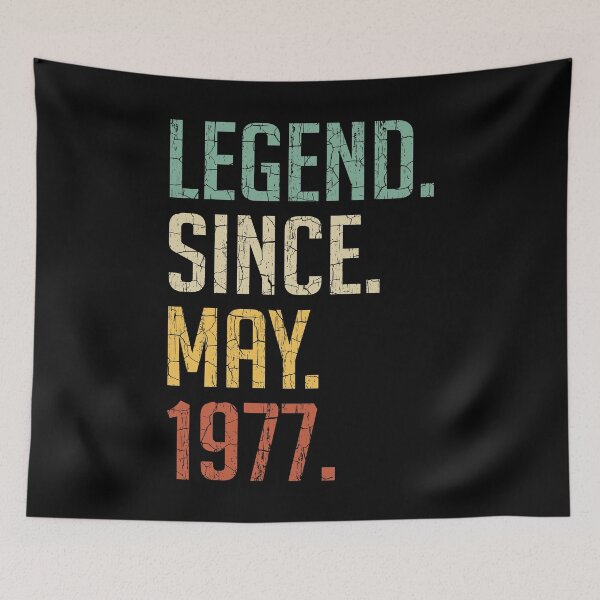 Item preview, Legend Since May 1977 44th Birthday Gift 44 Years Old Vintage May 1977 designed and sold by Takatv.