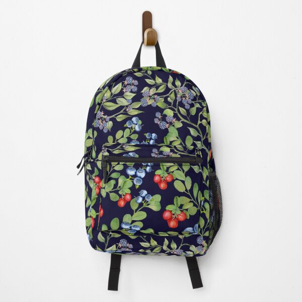 Item preview, Seamless texture of branches of green grass and wild berries. designed and sold by JuStud.