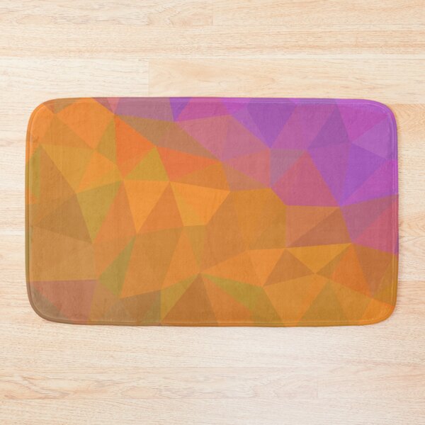 Item preview, Polygon pattern gradient pink orange designed and sold by ApArtPaintings.
