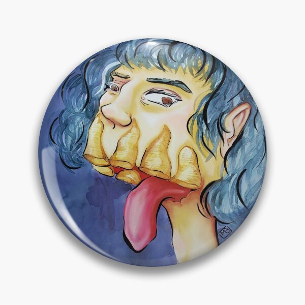 Item preview, psychedelic body horror portrait designed and sold by crabkazoo.