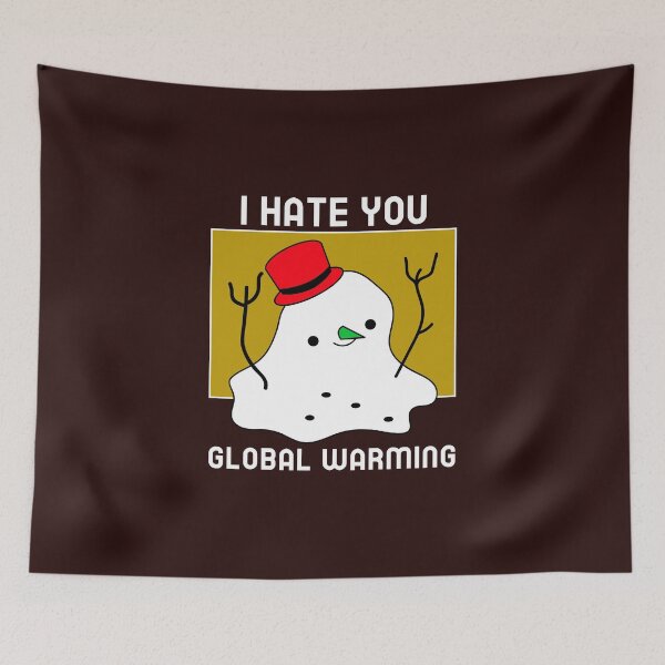 Item preview, Snowcial - I hate you global warming designed and sold by Ayurveda Fun Store.