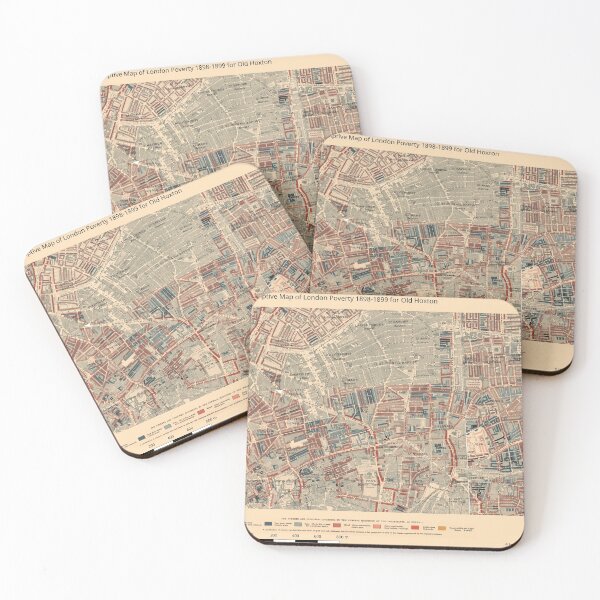 Item preview, Booth's Descriptive Map of London Poverty for Old Hoxton designed and sold by ianturton.