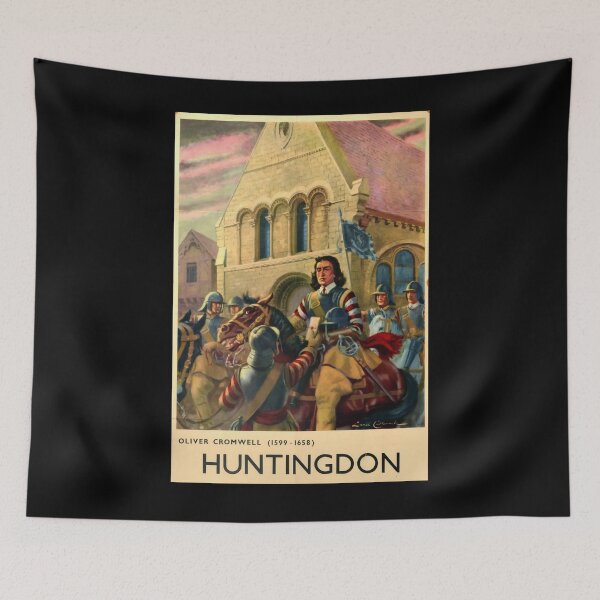 Item preview, Huntingdon retro poster designed and sold by stickart-marek.