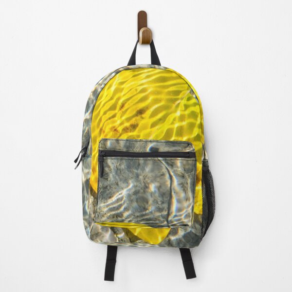 Item preview, Playful Patterns - Brilliant Golden Mesh on an Underwater Tulip Tree Leaf designed and sold by Georgia Mizuleva.