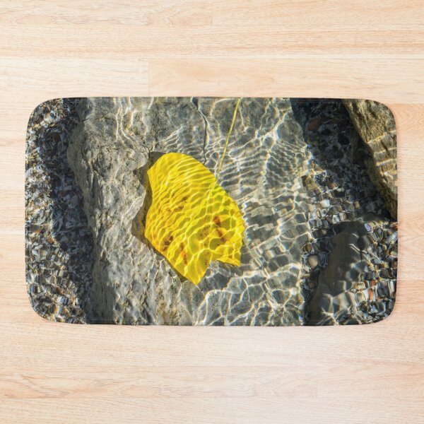 Item preview, Playful Patterns - Brilliant Golden Mesh on an Underwater Tulip Tree Leaf designed and sold by Georgia Mizuleva.