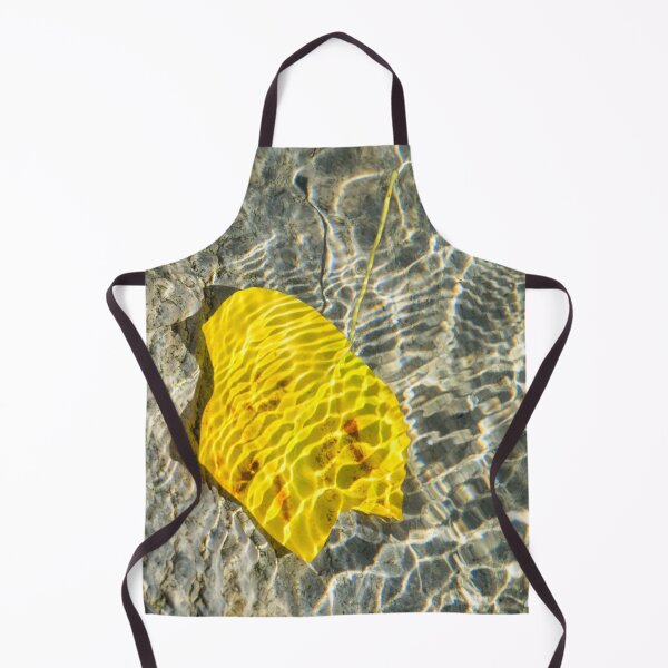 Item preview, Playful Patterns - Brilliant Golden Mesh on an Underwater Tulip Tree Leaf designed and sold by Georgia Mizuleva.