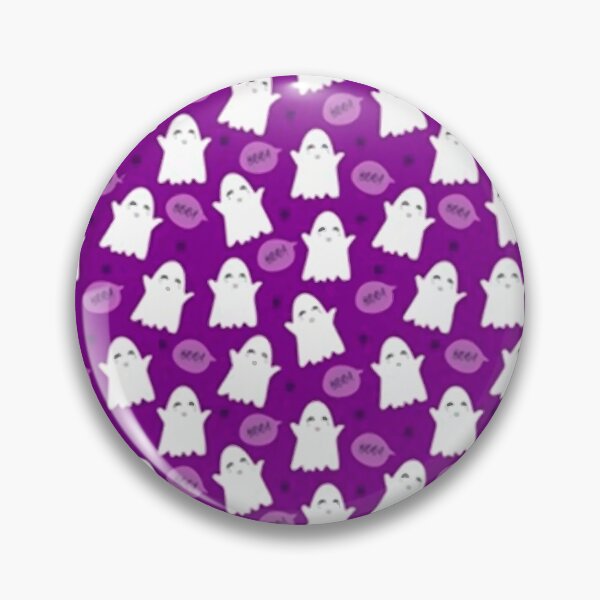 Item preview, Halloween Pattern 3 Ghosts in purple night designed and sold by PrMoonlessNight.