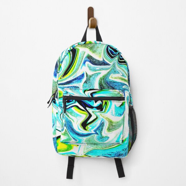 Item preview, Ocean waves, blue and yellow swirl pattern. designed and sold by LaBellCreative.