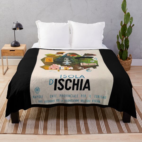 Item preview, Isola Ischia retro poster designed and sold by stickart-marek.