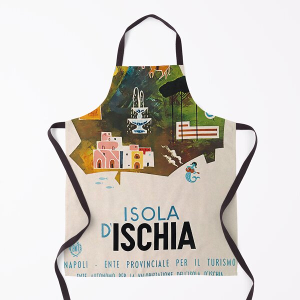 Item preview, Isola Ischia retro poster designed and sold by stickart-marek.