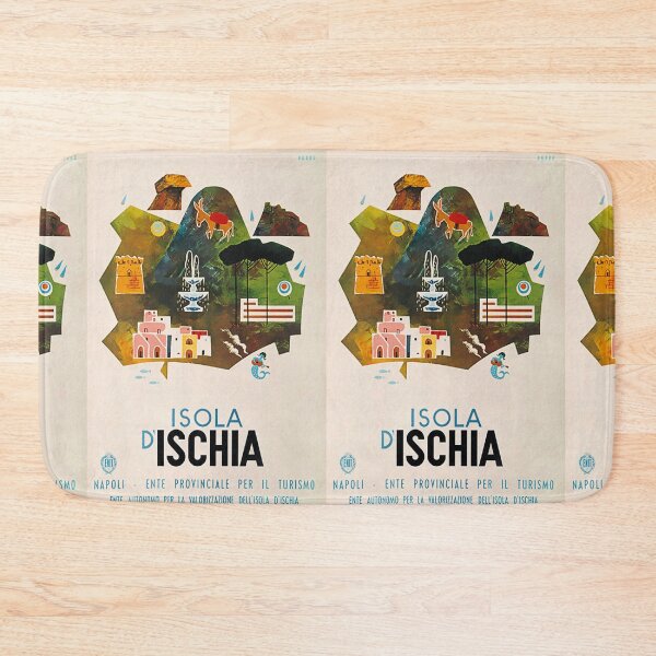 Item preview, Isola Ischia retro poster designed and sold by stickart-marek.