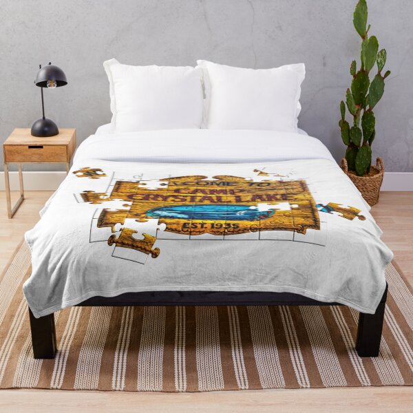 Item preview, Camp Crystal Lake Sign Jigsaw designed and sold by wimblettdesigns.