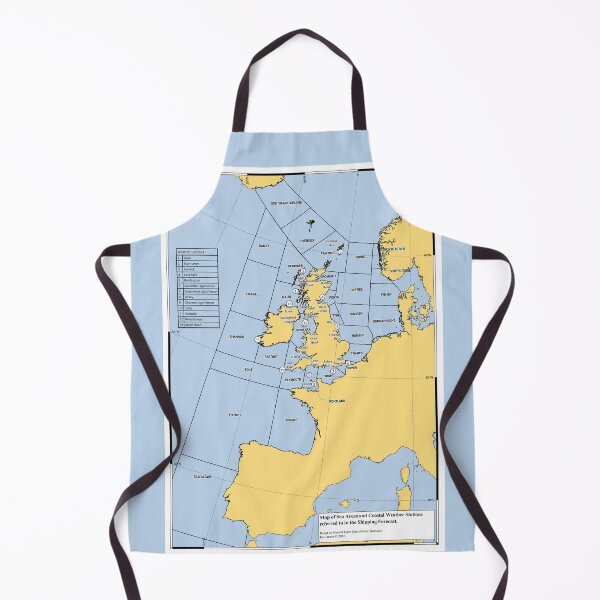Item preview, UK Shipping Forecast Map designed and sold by ianturton.