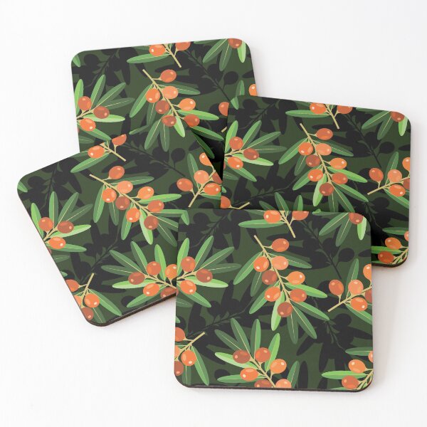 Item preview,  Green Sea ​​Buckthorn Pattern  designed and sold by lanolga.