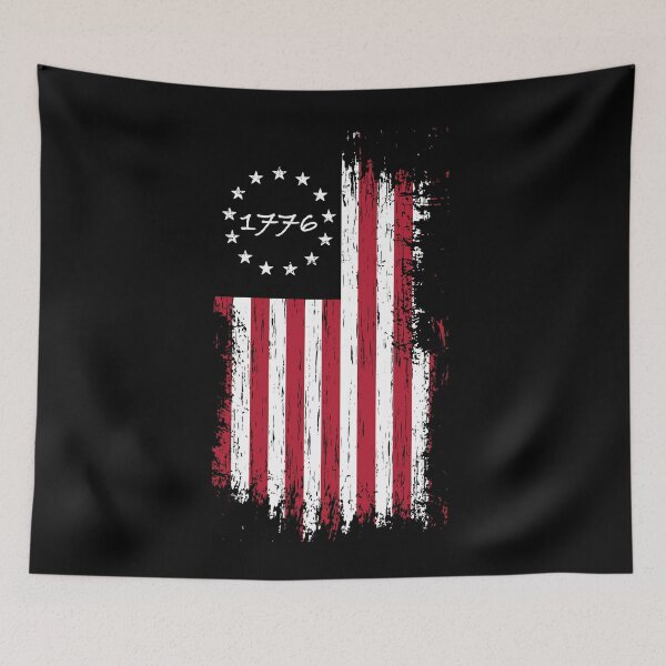 Item preview, Betsy Ross flag Retro Vintage USA 1776 designed and sold by ShirtzTonight.
