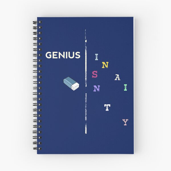 Item preview, Erasing The Line Between Genius And Insanity designed and sold by HappySchnapper.