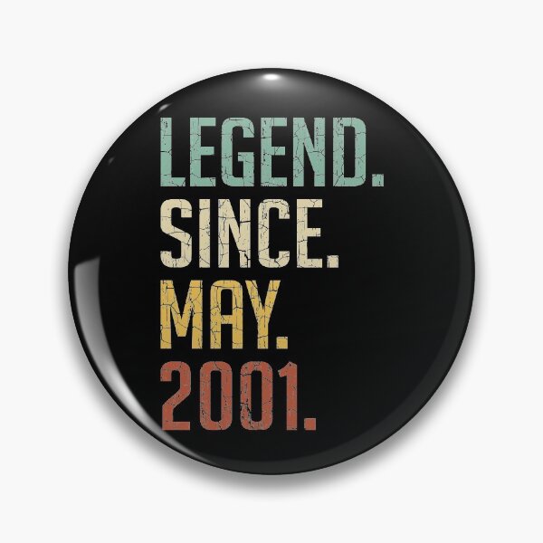 Item preview, Legend Since May 2001 20th Birthday Gift 20 Years Old Vintage May 2001 designed and sold by Takatv.