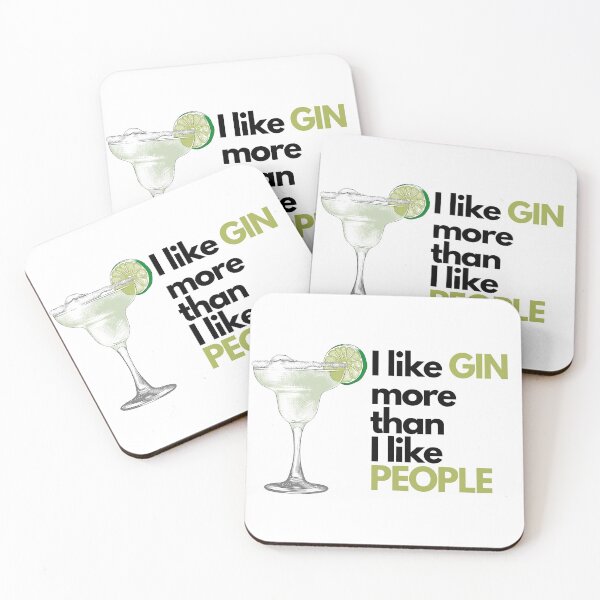 Item preview, I Like Gin More than I Like People  designed and sold by Irelene.