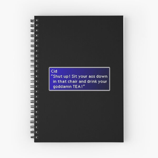 Item preview, Goddamn TEA - Cid Highwind Dialogue Box designed and sold by MogsterMemes.