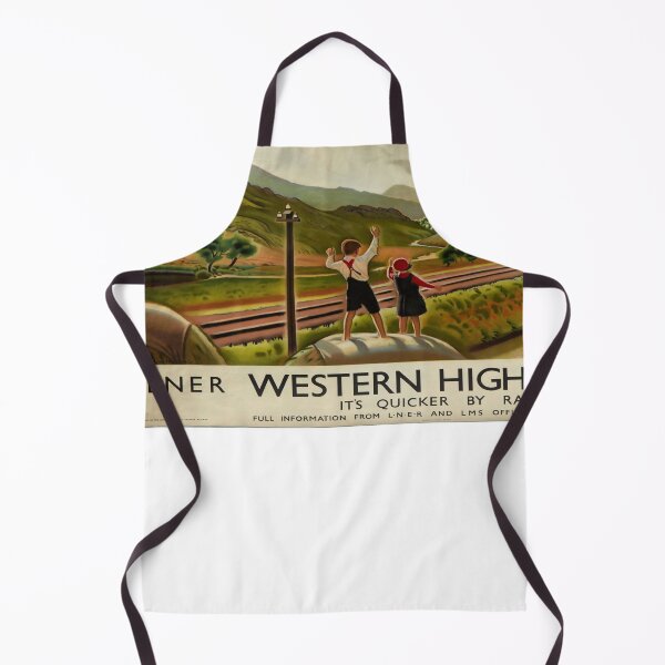 Item preview, Western Highlands retro poster designed and sold by stickart-marek.