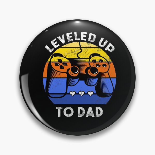 Item preview, Dad Father Gaming Level Up  designed and sold by JonasDesign.