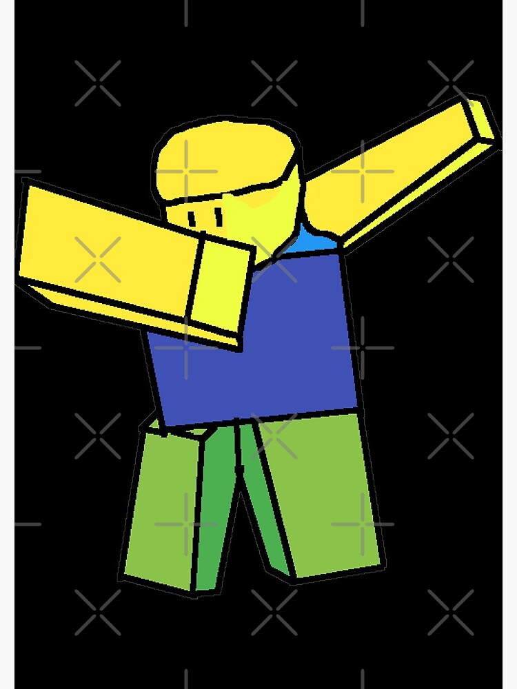 Dabbing die noob - Roblox Fleece Blanket