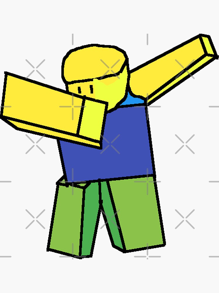 Roblox Noob Stickers for Sale