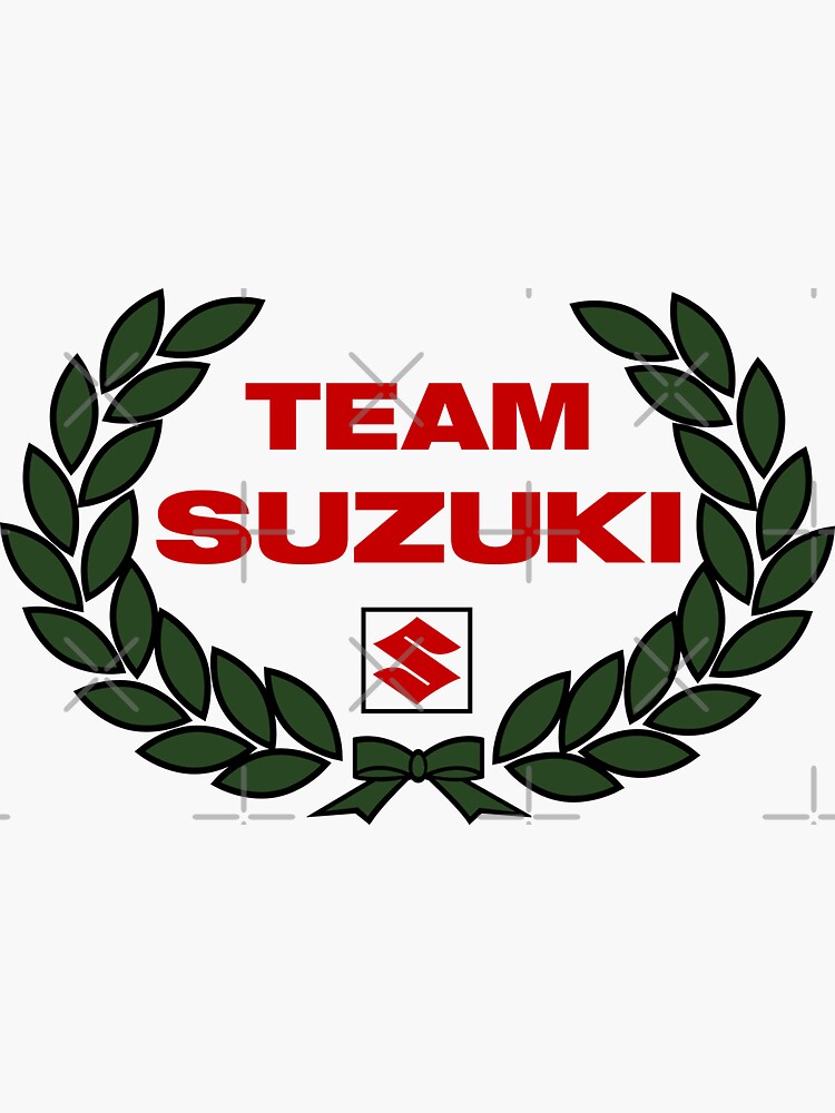 Sticker for Sale mit Suzuki Team Weltmeister Cross Motorräder