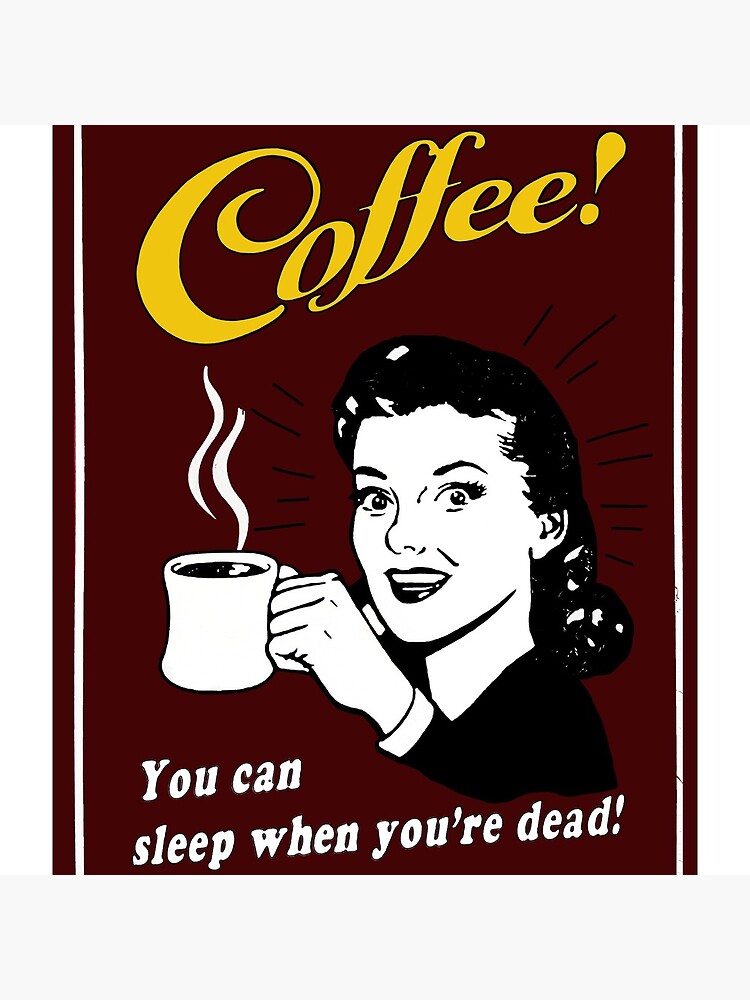 Coffee retro poster by benbdprod