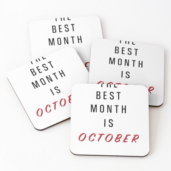 Item preview, The Best Month Is October Birthday designed and sold by Marco Damm.