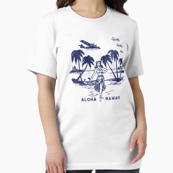 Vista previa del artículo con la obra «Aloha Hawaii Pin Up Souvenier de la Segunda Guerra Mundial», diseñado y vendido por JFJ44.